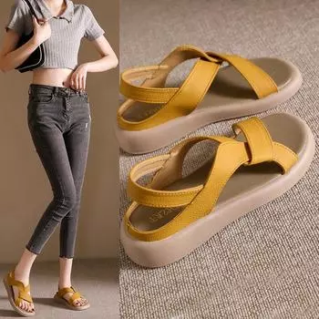 Римская повседневная обувь на танкетке свадебная обувь 35