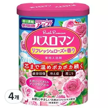 Римская соль для ванн Relax Rose, 600г, 4 шт.