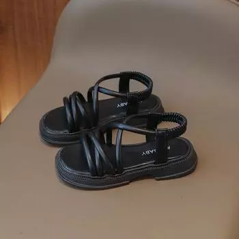 Римские туфли для девочек на мягкой подошве. 29 розовый