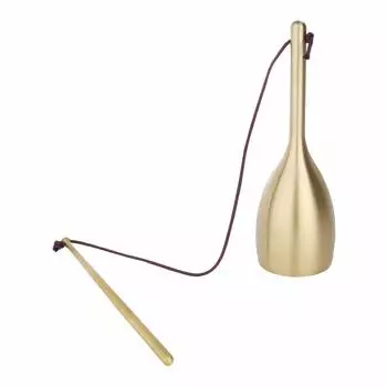 Rin Inkin Slim Traditional Craft Takaoka Copperware Table Bell Orin Portable 12cm Approx. золотой