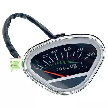 RiNan. Universal Shally Bike Speedometer Rice Ball Type Super Cub Ducks 100 km/h