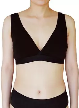 Rine Cachecoeur Mommy Bralette Водопоглощающий бюстгальтер-бралетт [Rine] (Л, Черный)