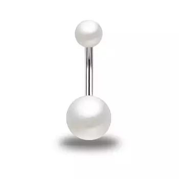 Ring Gifts Belly Button Ring Pearls Navel Ring Geometric Belly Piercing Body Piercing Jewelry