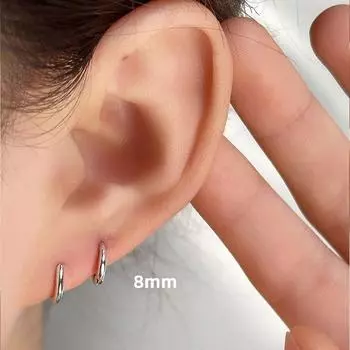 Ringring Simple Bracelet Store Ear Bone Ring Pure Silver 8mm1 only