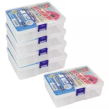 Ringstar Super Club L167 x W126 x 6 Compartments Inner Set of Parts, Clear, H62mm, (with Tray), 5, RT-170-5S