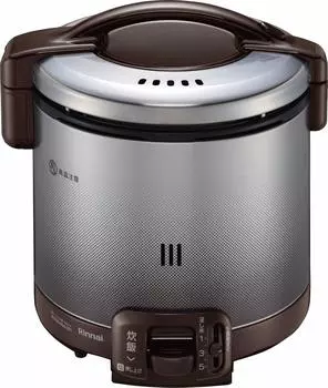 Rinnai Gas Rice Cooker 5 Cups Brown For Propane Gas Kogamaru RR-050FS(DB) RR-050FS(DB)/LP