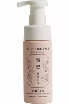 RinRen Moist Face Wash Пенящееся очищающее средство для лица Роза Камелия 150 мл &