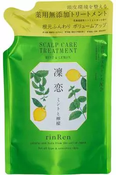 rinRen Remedial Treatment Мята Лимон Сменный блок 300 мл 300 мл и [квази-лекарство] (х 1)