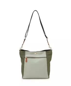 RIPPLE Ripple Nylon Combination Shoulder Bag TRIP 503082101523 Green Gray [Topkapi] Women s