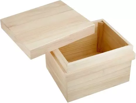 Рис Kiso Crafts, изготовленный в Павлонии, одна коричневая бутылка, Япония, деревянная, [включает миску], 5 кг,