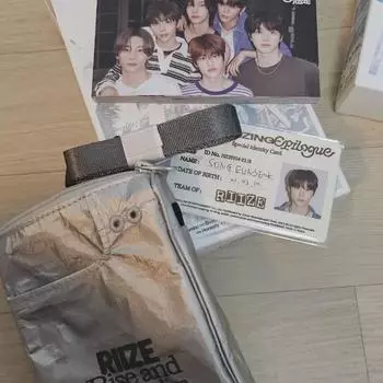 Rise Epilogue Дорожная сумка Серебряный Nfc Eunseok Альбом