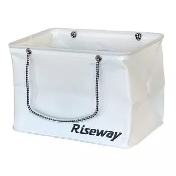Riseway Складное ведро 36см Белое для Рокфишинга UEV-044 (без крышки) белый