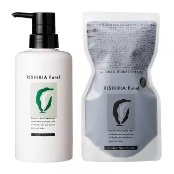 RISHIRIA Furel Color Shampoo Специальный флакончик для замены 240 мл (Темно коричневый) &