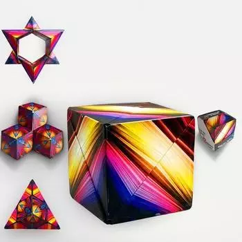 Rising Mo Развитие мозга Magnetic Magic 3D Magic Cube Корея 3d головоломка