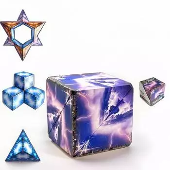 Rising Mo Развитие мозга Magnetic Magic 3D Magic Cube Корея 3d головоломка