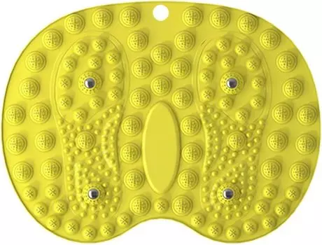 Risingvent Акупрессура для ног Акупрессура для ног Эргономичный акупрессурный массаж Акупунктура для ног Акупунктура для ног Давление на ноги Акупрессура для ног жёлтый