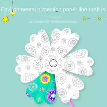 Рисование Искусство Пустая Мельница Игрушки DIY Картина DIY Картина Граффити Головоломка Игрушка Детский Сад style6