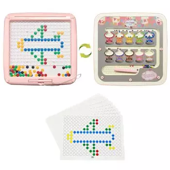 Рисование образовательное Монтессори Рисование большое 2 в 1 Рисование концентрация образовательное кончик пальца Ранний кончик пальца Вход Новогодний подарок Доска, игрушка, розовый