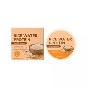 Рисовая вода шампунь мыло твердый шампунь, стимулирующий рост волос, освежающее кожу головы мыло для ухода за волосами One Size белый