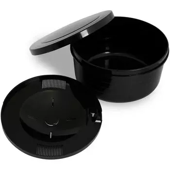 Рисоварка для микроволновой печи Astro Ohitsu Black с углем Bincho, можно мыть в посудомоечной машине, сделано в Японии, 2 чашки, 510-10