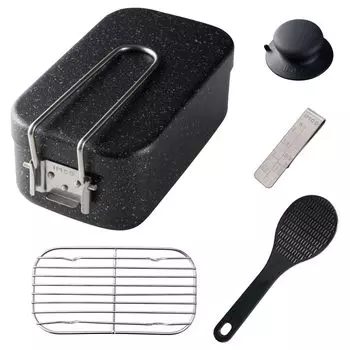 Рисоварка IMCO Mestin на 2 чашки мраморного риса Крышку также можно использовать как сковороду IMCO (Набор 5) (В комплект входит мини-совок/весы для риса/ручка для крышки/лоток)