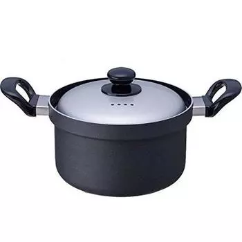 Рисоварка Paloma, которая позволяет вам готовить вкусный рис на газовой плите без рисоварки, для использования с газовыми плитами и приготовления пищи 5 (Палома) (горшок для риса) чёрный