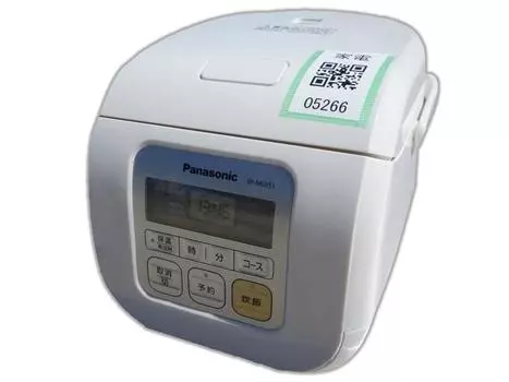 Рисоварка Panasonic на 3 чашки микрокомпьютерного типа белого цвета SR-ML051-W