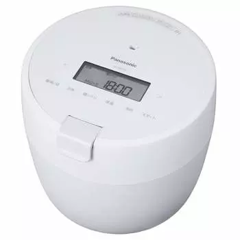 Рисоварка Panasonic на 5 чашек, давление IH, компактный размер, крышка, можно мыть в посудомоечной машине, белый цвет SR-NB102-W