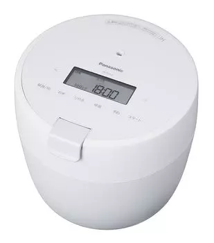 Рисоварка Panasonic на 5 чашек под давлением IH New Life Living Alone Компактная крышка, можно мыть в посудомоечной машине, белая SR-R10A-W