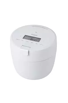 Рисоварка Panasonic на 5 чашек под давлением IH New Life Single Living Компактная крышка, можно мыть в посудомоечной машине, белая SR-R10B-W