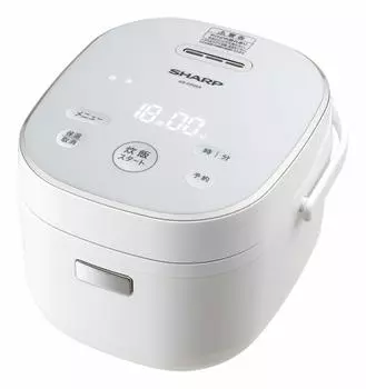 Рисоварка Sharp Jar с функцией приготовления хлеба, 3 чашки, белая KS-CF05A-W