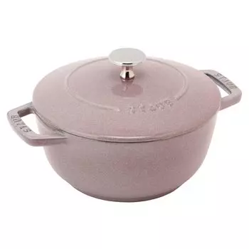Рисоварка staub Chiffon Rose M с двумя ручками, литая эмалированная, Yukihira, 2 чашки, совместимый с IH, японский продукт с серийным номером Wanabe 18 см [Авторизованный номер]
