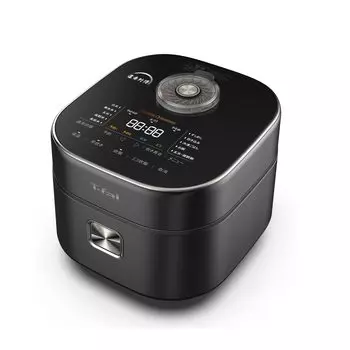 Рисоварка Tefal Go Far Infrared High Firepower IH Готовит рис сразу полностью, в зернистой сферической кастрюле черного цвета RK8808JP 5.5 The Rice