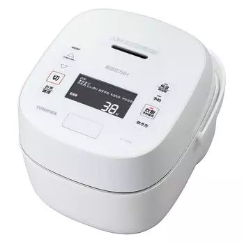 Рисоварка Toshiba Go Vacuum Pressure IH Jar Rice Cooker Vacuum Heat Retention 40 часов White Rice Cooking Forged Kamado Bincho Charcoal Pot White