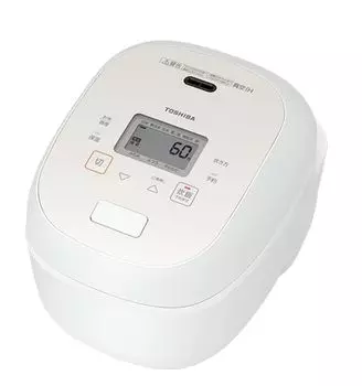Рисоварка Toshiba Go Vacuum Pressure IH Jar Rice Cooker Vacuum Heat Retention Copper Round Pot 5.5 RC-10RWA-W (Гран Уайт)