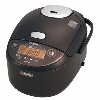 Рисоварка Zojirushi 1 Sho (10 чашек) Давление IH Тип Extreme Cooking Black Maru Толстый горшок Сохранение тепла 30 часов Темно-коричневый NP-ZT18-TD
