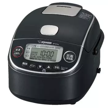 Рисоварка Zojirushi Mahobin на 3 чашки, давление IH, тип Extreme Cooking, платиновая, толстая, черная, NP-RT05-BA