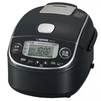 Рисоварка Zojirushi Mahobin на 3 чашки, давление IH, тип Extreme Cooking, платиновая, толстая, черная, NP-RT05-BA