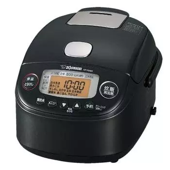 Рисоварка Zojirushi Mahobin на 3 чашки, тип IH, экстремальная готовка, черная, Maru, толстая, черная, NP-RN05-BA