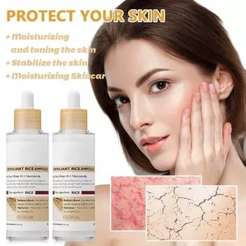 Рисовый эксфолиант Мягкий эксфолиант для лица и тела для удаления мертвых клеток кожи и черных точек 80 мл One Size белый