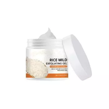 Рисовый отшелушивающий гель Мягкий очищающий увлажняющий освежающий очищающий гель для лица и тела One Size