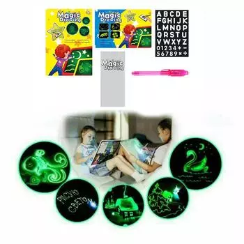Рисуем с легкой забавной и развивающей игрушкой Доска для рисования Magic Draw Educational 2019 A5 Small