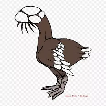 Рисунок клюва петуха, термоперенос, печать, виниловые нашивки, наклейки для одежды, аппликации своими руками, моющиеся нашивки