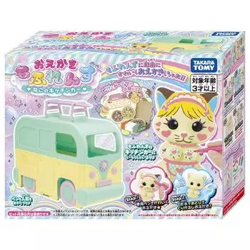 Рисунок Mofriends Cat Kitchen Car
