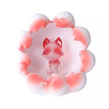 -Рисунок, скульптура животного, ночник для детей, декоративная статуя, украшение стола для спальни Red