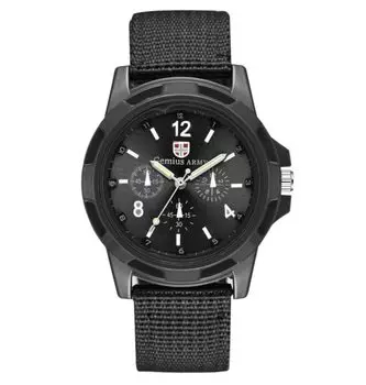 Rita Pro Military Analog Watch Nylon Remezzo Army Outdoor Casual Quartz Watch Shop® Мужские {Черные}