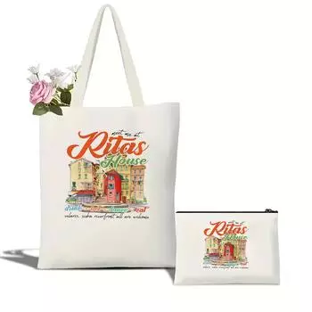 Сумка-тоут Rita s Bar с лицензией Night Court WHITE