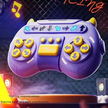 Ритмическая игровая машина, портативная головоломка с быстрым нажатием и нажатием, электронная музыка