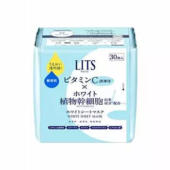 Ritz White Stem Perfect Mask без запаха, бесцветная, 30 шт., маска для лица с производным витамина С