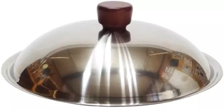 River Light 3124S Pole Frying Pan Lid 9.4 inches (24 cm), Stainless Steel Cover, Made in Japan